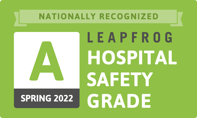 Leapfrog Hospital Safety Grade badge